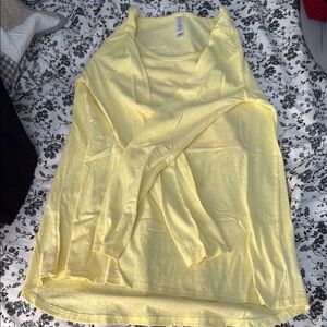LuLaRoe Yellow Long Sleeve Tee